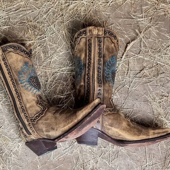 Dan Post "heartbreaker" cowboy boots 9M - Picture 10 of 10
